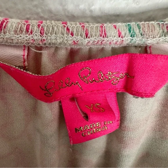 Lilly Pulitzer LANA SKORT OFF SHOULDER ROMPER; Size XS - Picture 8 of 8